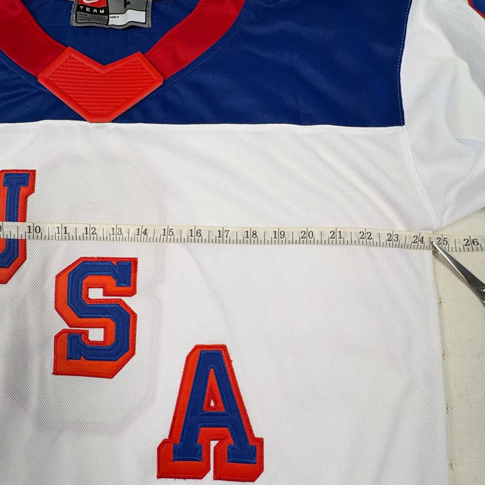 Nike Team USA IIHF Zack Werenski #8 Hockey Jersey Men's L White NWOT - Picture 11 of 12